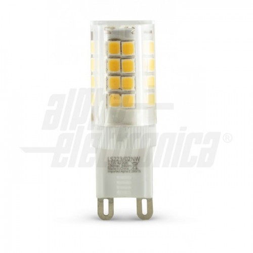 LAMPADINA LED 230VAC G9 4,5W 4200K