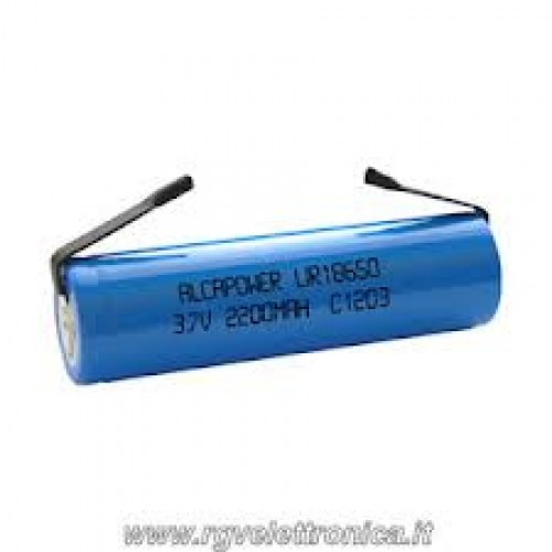 PILA IONI LITIO 3,7V 2600mAH  IR18650-FT A SALDARE