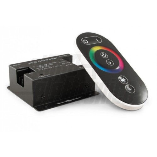 DIMMER CONTROLLER RGB 8A CON TELECOMANDO TOUCH