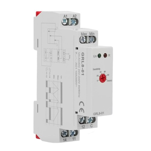 CONTROLLO DI LIVELLO LIQUIDO COMPLETO DI SONDE 24/240V AC/DC