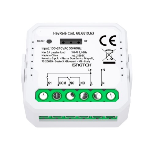 MICRO MODULO RELE' CONTATTO PULITO WIFI